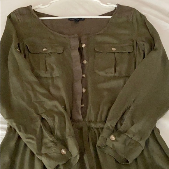 American Eagle Outfitters navy green dress. - Picture 5 of 6
